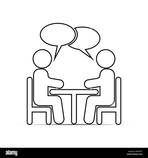 Drawing Of People Talking To Each Other