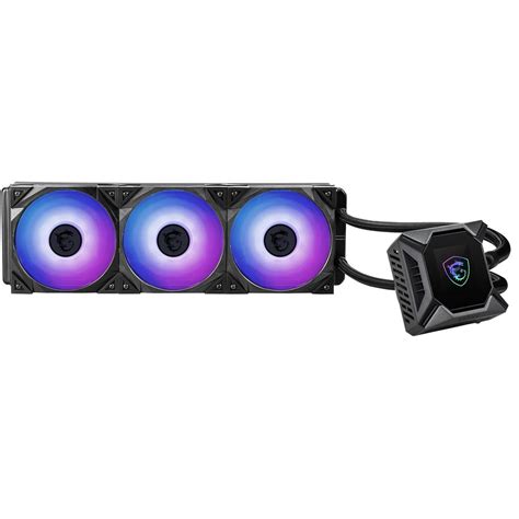 MSI MPG CoreLiquid K360 AIO RGB CPU Liquid Cooler - LCD Cap Design ...