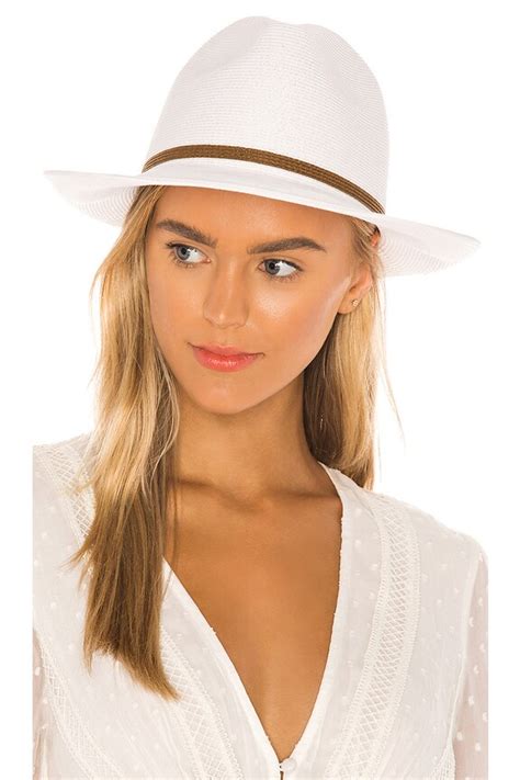 Hat Attack Fine Fedora in White & Tobacco | REVOLVE