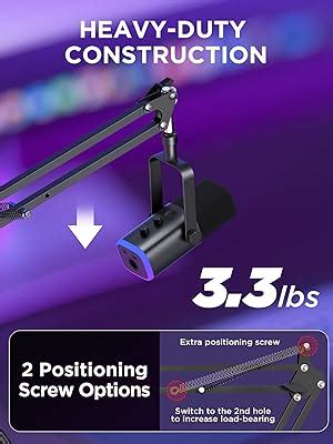 InnoGear Microphone Stand Mic Boom Arm for Blue Yeti India | Ubuy