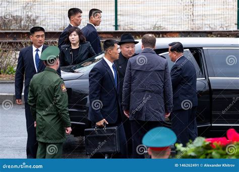 Portrait of the Secretary General of the DPRK North Korea Kim Jong Un ...