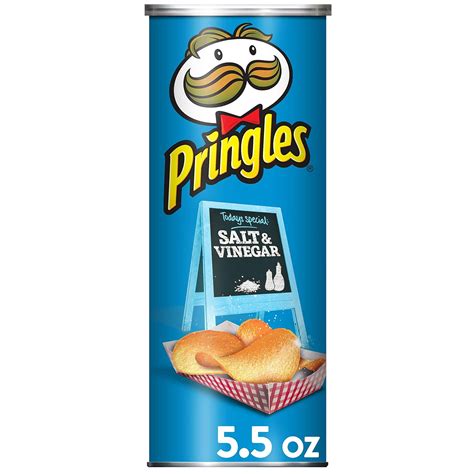 Pringles Salt and Vinegar Potato Crisps, 5.5 oz Can Nepal | Ubuy