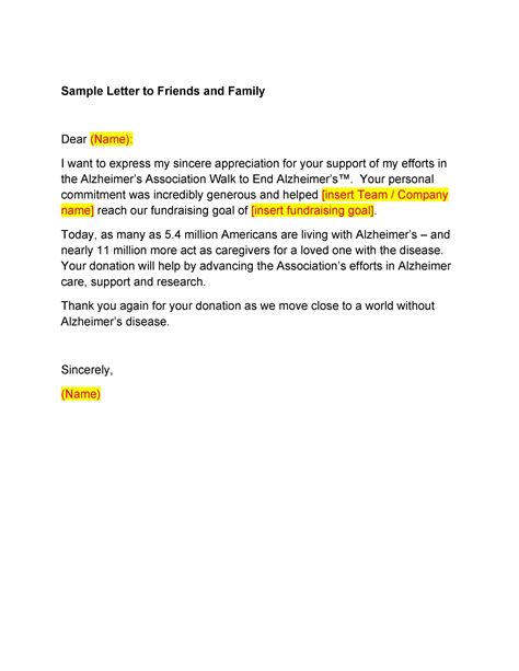 Informal Thank You Letter Format