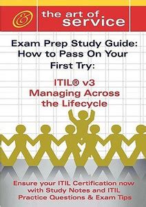 Itil V3 Malc Managing Across the Lifecycle Certification Exam ...