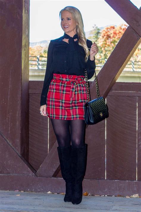 Classic Plaid Holiday Skirt