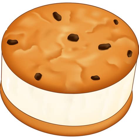 sweet dessert ice cream cookies sandwich 22205952 PNG