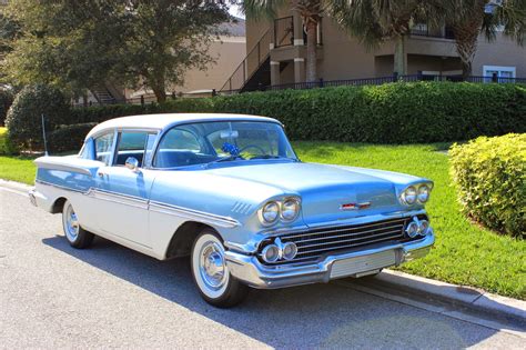 All American Classic Cars: 1958 Chevrolet Biscayne 2-Door Sedan