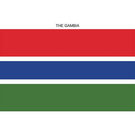 The Gambia Flag - Awal Plastics Shop Catalogue