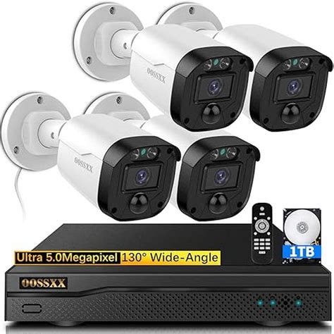 Security Camera | Full HD 5MP Definition Wired Security Camera System ...
