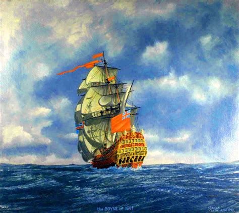 HMS Boyne of 1691 Anglo Dutch Wars, Prehistory, Sailing Ships, Boat ...