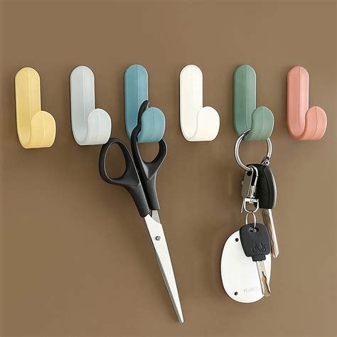 Arabella Retail Self Adhesive Wall Hooks Waterproof Adhesive Sticky ...