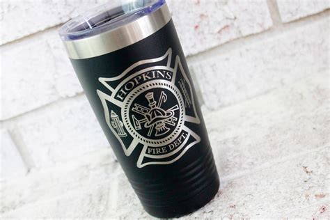 Firefighter Tumblers 20 Ounce Fire Department Gift Fire and | Etsy