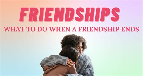 What to Do When a Friendship Ends | So Syncd - Personality Dating