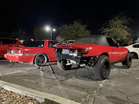 Lifted Miata just barely bigger than my big Miata : r/Miata