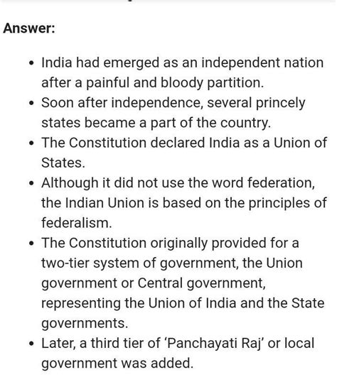 How did India emerge as a federal state? - Brainly.in