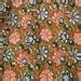 Buy Brown Floral Indian Hand Block Print Soft Cotton Fabric Sold by ...