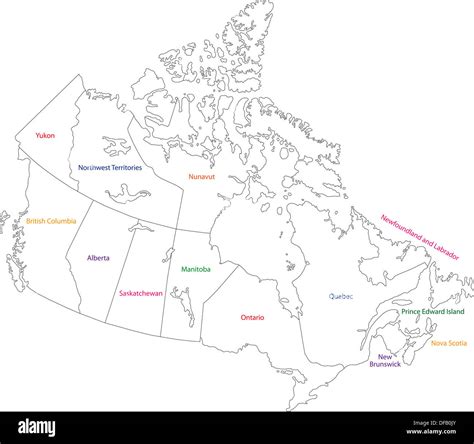 Canada Map Outline Printable
