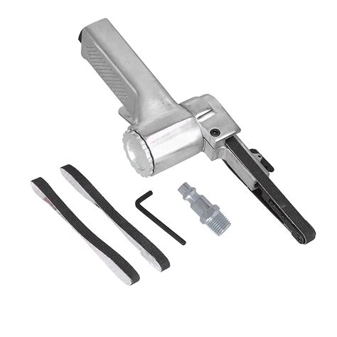 Pneumatic Belt Sander, 1/4 Adjustable Angle Professional Polishing 0 ...