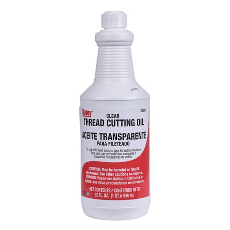 Oatey 30201 Clear Cutting Oil, Hand Threads, 32-Ounce : Amazon.in: Home ...