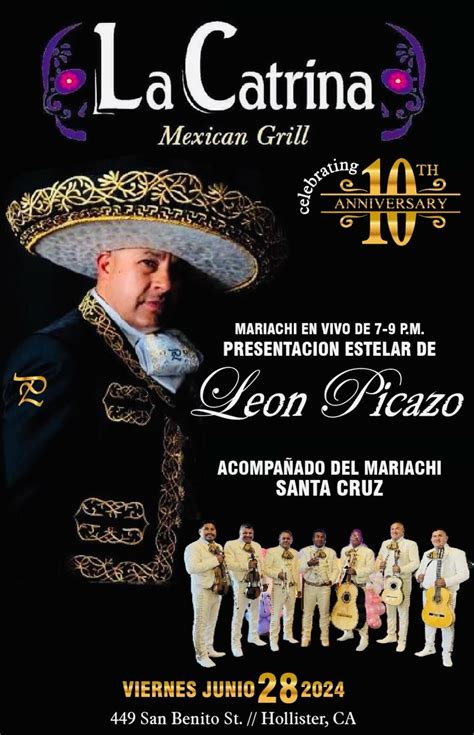 Celebrating 10 Years of La Catrina!, La Catrina Mexican Grill ...