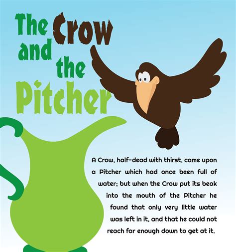 The Crow and the Pitcher :: Behance