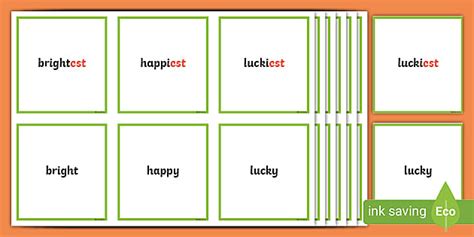 Suffix Loop Cards (est) - Teacher-Made and Ready to Print.