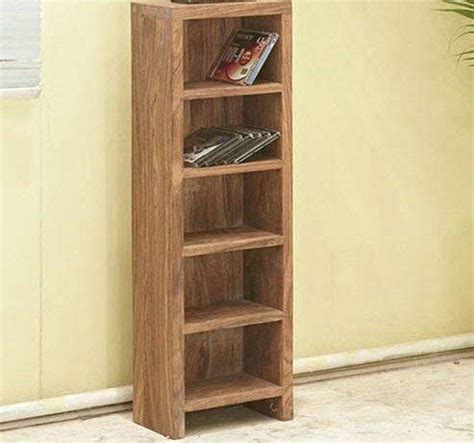 MS WOOD FURNITURE Bookshelf Racks Storage for Living Room 5 Shelves ...