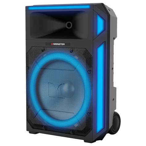 Bocina Amplificada Monster X6 Bluetooth Micrófono Led All in One ...