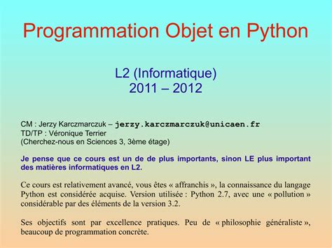 Image result for Apprendre La Programmation Objet Python