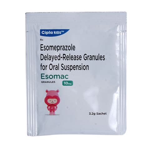 Esomac 10 Garnules | Uses, Side Effects, Price | Apollo Pharmacy