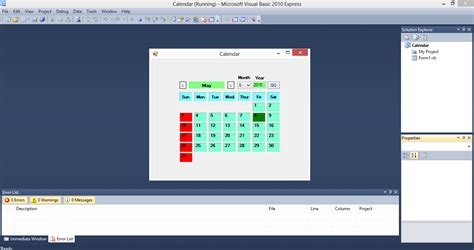 Image result for How to Create Calendar in .Net with Source Code