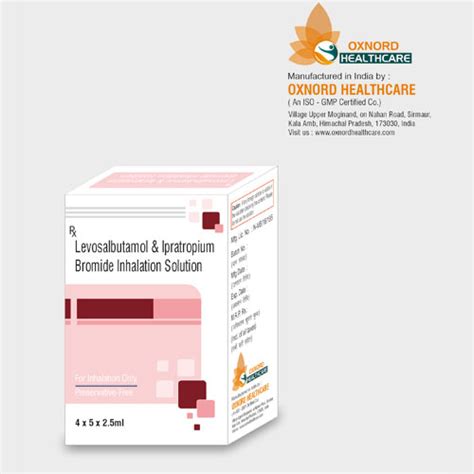 Levosalbutamol 2.5 mg + Ipratropium Bromide 500 mcg (Sterile) Inhaler