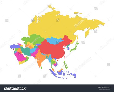 Asia Map Color 的图像结果
