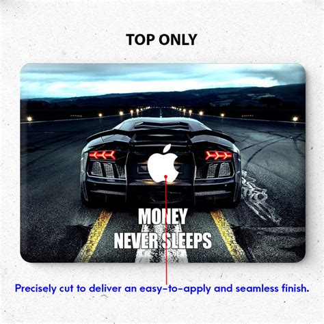 Laptop Skin for Apple MacBook - Money Never Sleeps Car Design – SkinsLegend