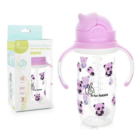 Buy R for Rabbit Premium Bubble Baby Sipper |10 fl oz | Anti Spill ...