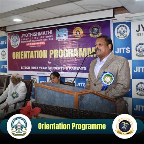 Orientation Programme at JITS - Best Engineering Colleges in Karimnagar ...