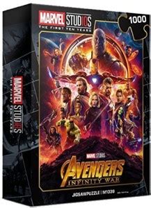 Genrc 1000Piece Jigsaw Puzzle MARVEL Avengers Infinity War 10th Edition ...