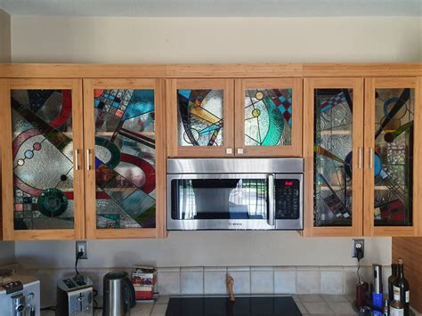 Stained Glass Kitchen Doors Kitchen Window In Our 100 Year Old Home