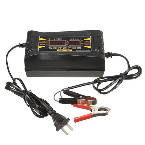 Generic 12V 6A Car Smart Lead-Acid Battery Fast Charger with LCD ...
