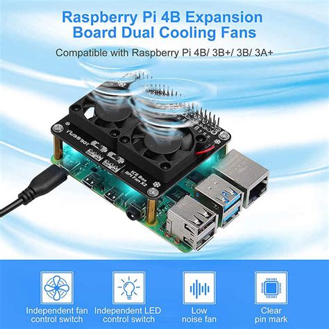 Image result for Raspberry Pi 4 Fan GPIO Extension Cord Connection