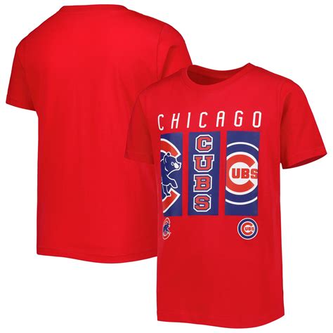 Youth Red Chicago Cubs Logo T-Shirt - Walmart.com