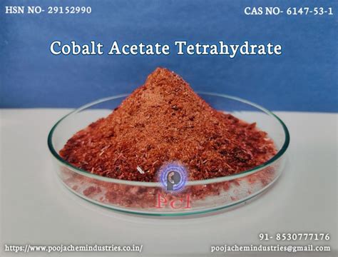 Cobalt Acetate Tetrahydrate Manufacturer Exporter Supplier from Mumbai ...