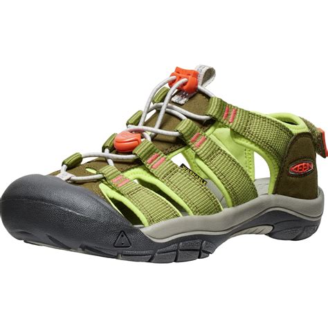 KEEN Newport Boundless Sandalen Jugendliche - Dark Olive/Scarlet Ibis ...