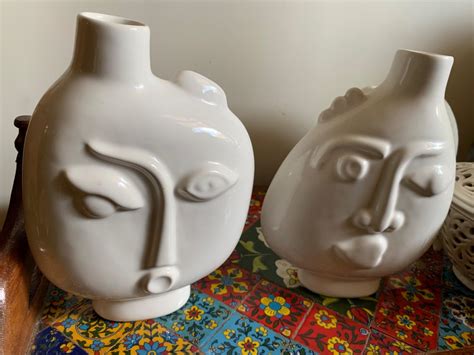 Buy Kraftlik Handicrafts Ceramics Statue Flower Vase Planter Plants ...