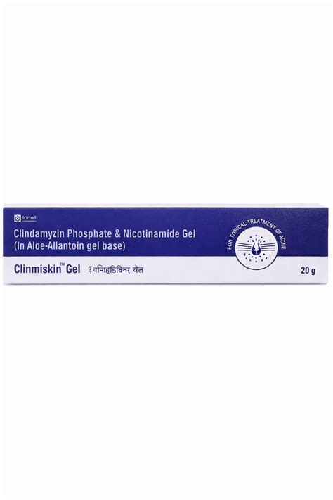 Clinmiskin Gel – Clindamycin & Nicotinamide Acne Gel | 20g | Anti ...
