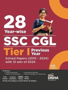 Disha 28 Year-wise SSC CGL Tier I Previous Year Solved Papers (2010 ...