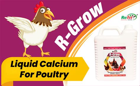 REFIT ANIMAL CARE Calcium Tonic for Poultry, Chicken & Birds, 1 LTR, R ...