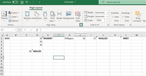 Image result for Printing From Excel Error