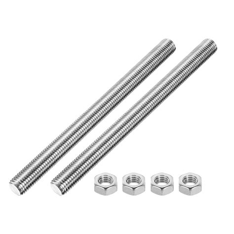 MECCANIXITY Fully Threaded Rod M20 x 250 2.5mm Thread Pitch 304 ...