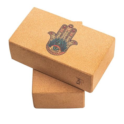 Kavi Hamsa Cork Yoga Brick (Set of 2) – Kavi The Poetry-Art Project